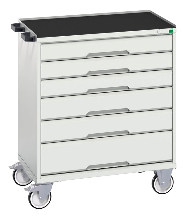 Bott Verso Mobile Cabinet With 6 Drawers And Top Tray (WxDxH: 800x550x965mm) - Part No:16927005