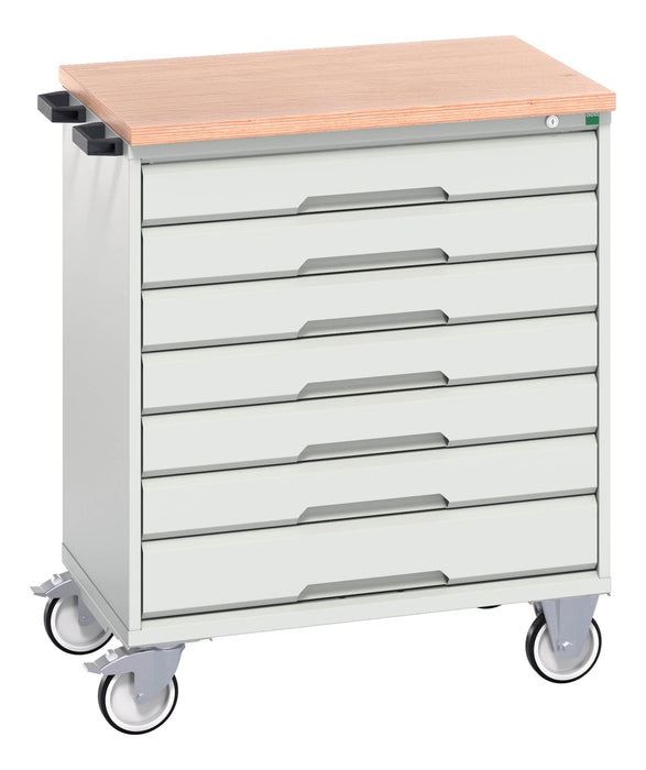 Bott Verso Mobile Cabinet With 7 Drawers And Mpx Top (WxDxH: 800x600x980mm) - Part No:16927007