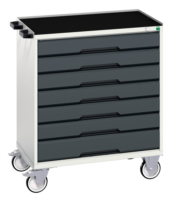 Bott Verso Mobile Cabinet With 7 Drawers And Top Tray (WxDxH: 800x550x965mm) - Part No:16927008