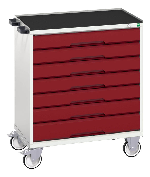 Bott Verso Mobile Cabinet With 7 Drawers And Top Tray (WxDxH: 800x550x965mm) - Part No:16927008