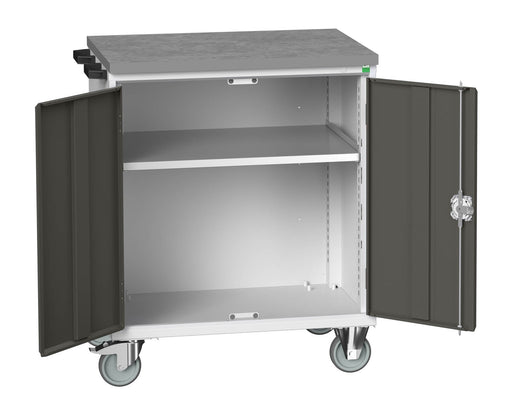 Verso Mobile Cabinet 1 X Shelf, Double Doors And Lino Top (WxDxH: 800x550x980mm) - Part No:16927012