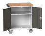 Verso Mobile Cabinet 1 X Shelf, Double Doors And Mpx Top (WxDxH: 800x550x980mm) - Part No:16927013