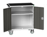 Verso Mobile Cabinet 1 X Shelf, Double Doors And Top Tray (WxDxH: 800x550x980mm) - Part No:16927014