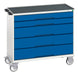 Verso Mobile Cabinet With 5 Drawers And Top Tray (WxDxH: 1050x550x965mm) - Part No:16927052