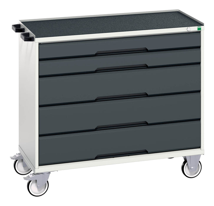 Bott Verso Mobile Cabinet With 5 Drawers And Top Tray (WxDxH: 1050x550x965mm) - Part No:16927052