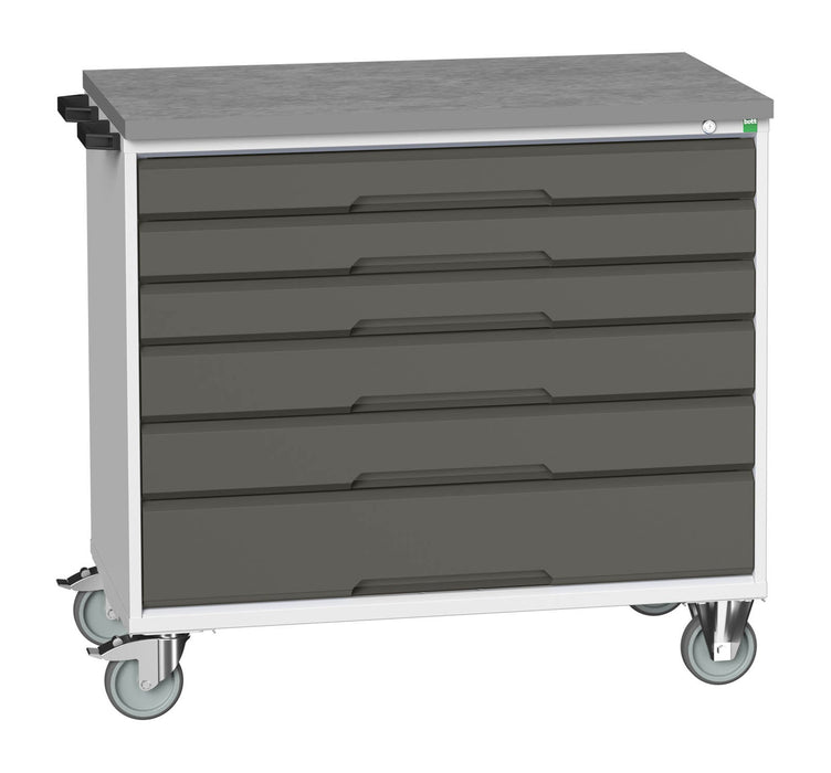 Bott Verso Mobile Cabinet With 6 Drawers And Lino Top (WxDxH: 1050x600x980mm) - Part No:16927053