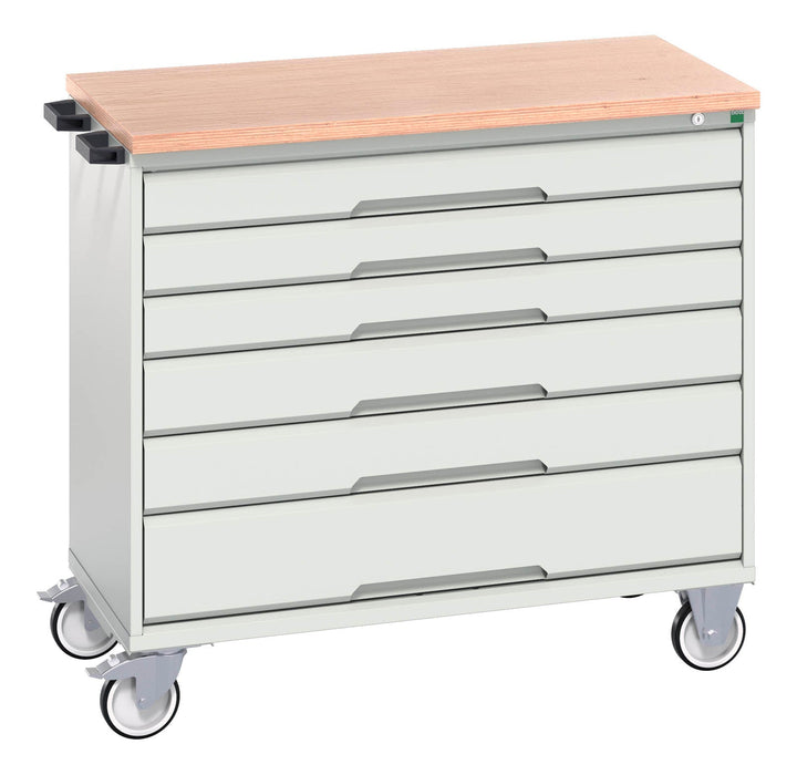 Bott Verso Mobile Cabinet With 6 Drawers And Mpx Top (WxDxH: 1050x600x980mm) - Part No:16927054