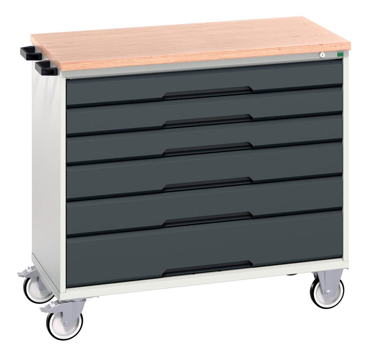 Bott Verso Mobile Cabinet With 6 Drawers And Mpx Top (WxDxH: 1050x600x980mm) - Part No:16927054