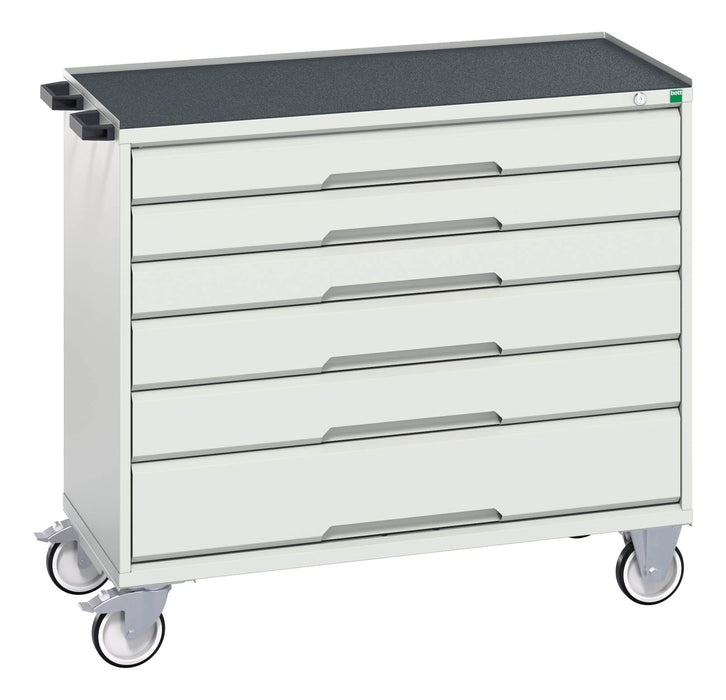 Bott Verso Mobile Cabinet With 6 Drawers And Top Tray (WxDxH: 1050x550x965mm) - Part No:16927055