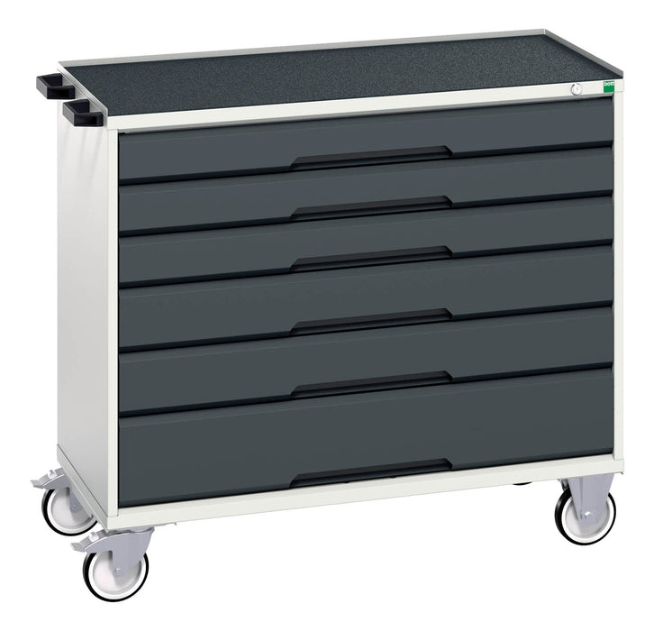 Bott Verso Mobile Cabinet With 6 Drawers And Top Tray (WxDxH: 1050x550x965mm) - Part No:16927055