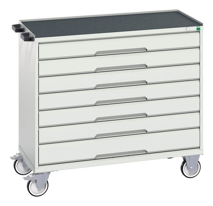 Bott Verso Mobile Cabinet With 7 Drawers And Top Tray (WxDxH: 1050x550x965mm) - Part No:16927058