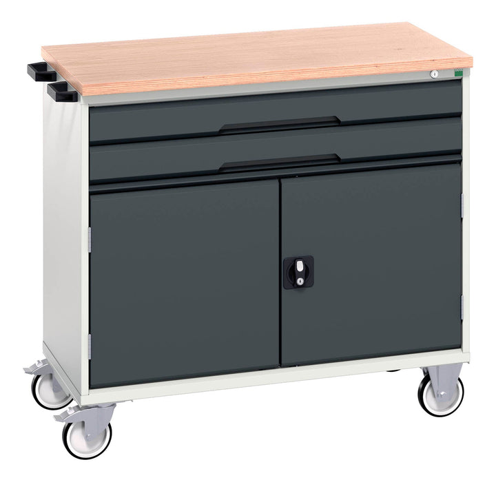 Bott Verso Mobile Cabinet With 2 Drawers, Door And Mpx Top (WxDxH: 1050x600x980mm) - Part No:16927060