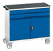 Verso Mobile Cabinet With 2 Drawers, Door And Top Tray (WxDxH: 1050x550x965mm) - Part No:16927061
