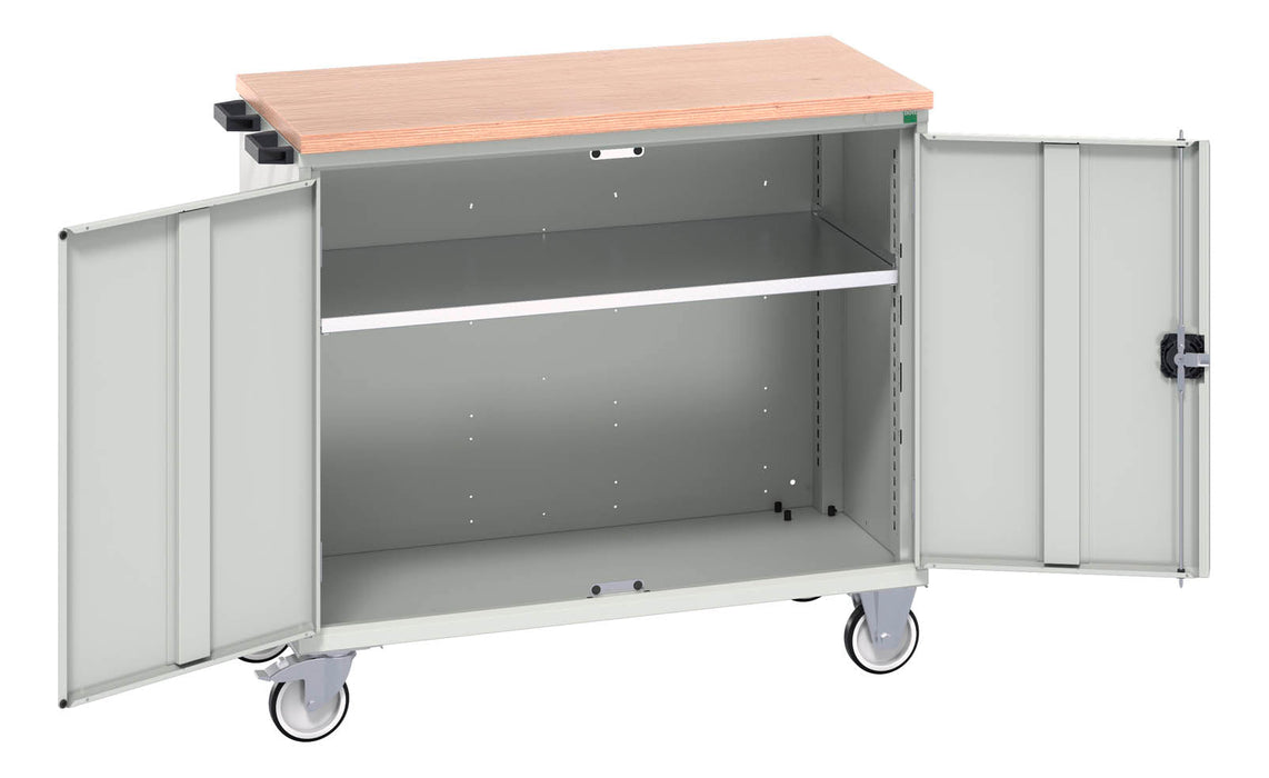 Bott Verso Mobile Cabinet With 2 Doors, Shelf And Mpx Top (WxDxH: 1050x600x980mm) - Part No:16927063