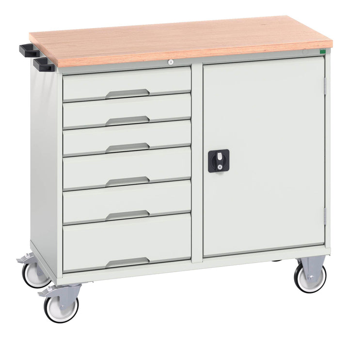 Bott Verso Maintenance Trolley With 6 Drawers, Door And Mpx Top (WxDxH: 1050x600x980mm) - Part No:16927124