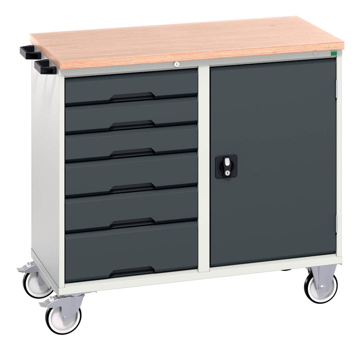 Bott Verso Maintenance Trolley With 6 Drawers, Door And Mpx Top (WxDxH: 1050x600x980mm) - Part No:16927124