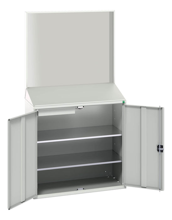 Bott Verso Economy Lectern With Backpanel Plain With 2 Shelves, 1 Drawer (WxDxH: 1050x550x2000mm) - Part No:16929217