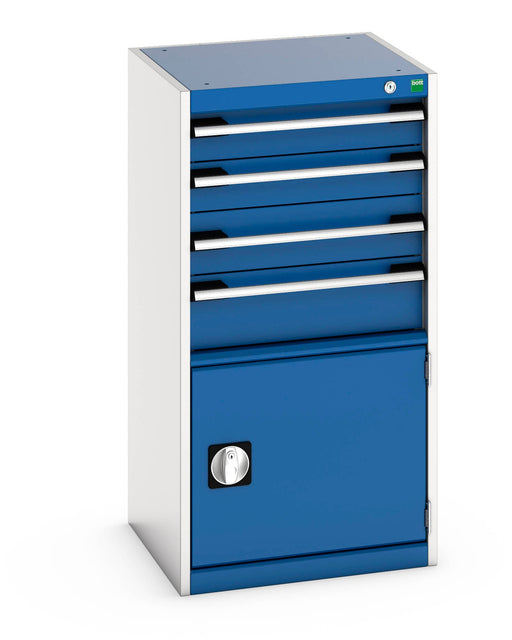 Cubio Drawer-Door Cabinet With 4 Drawers / Door (WxDxH: 525x525x1000mm) - Part No:40010043