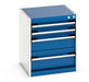 Cubio Drawer Cabinet With 4 Drawers (WxDxH: 525x525x600mm) - Part No:40010112