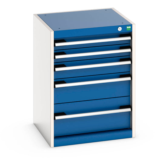 Cubio Drawer Cabinet With 5 Drawers (WxDxH: 525x525x700mm) - Part No:40010115