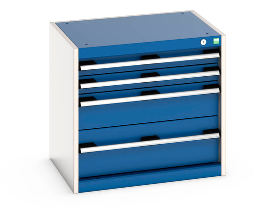 Cubio Drawer Cabinet With 4 Drawers (WxDxH: 650x525x600mm) - Part No:40011040