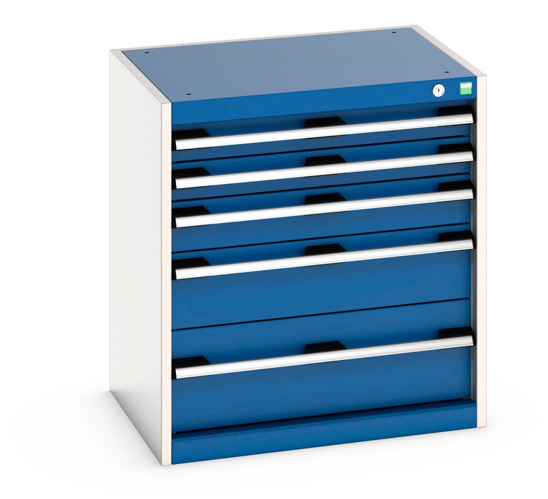 Cubio Drawer Cabinet With 5 Drawers (WxDxH: 650x525x700mm) - Part No:40011042