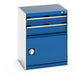 Cubio Drawer-Door Cabinet With 2 Drawers / Door (WxDxH: 650x525x800mm) - Part No:40011044