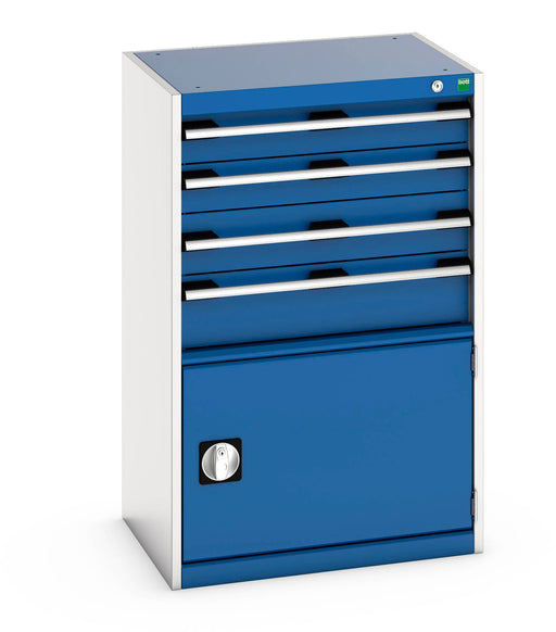 Cubio Drawer-Door Cabinet With 4 Drawers / Door (WxDxH: 650x525x1000mm) - Part No:40011052