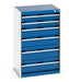 Cubio Drawer Cabinet With 6 Drawers (WxDxH: 650x525x1000mm) - Part No:40011054