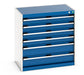 Cubio Drawer Cabinet With 6 Drawers (WxDxH: 800x525x800mm) - Part No:40012019