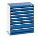 Cubio Drawer Cabinet With 7 Drawers (WxDxH: 800x525x900mm) - Part No:40012029