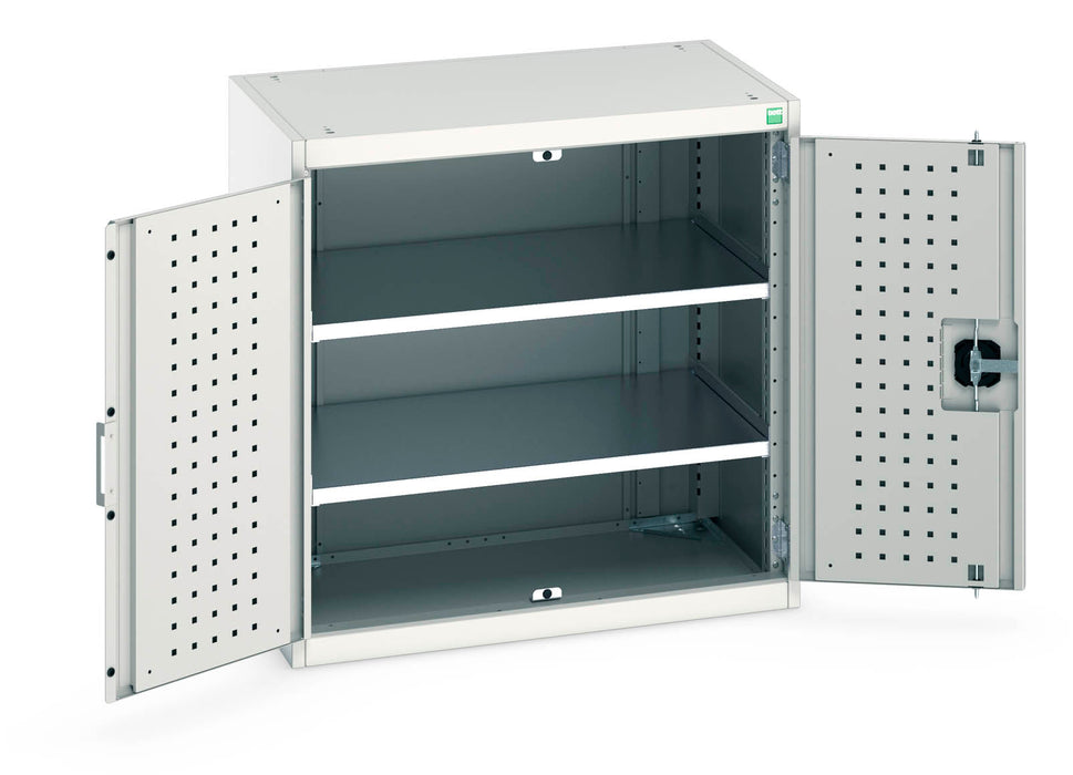 Bott Cubio Cupboard With Perfo Doors & 2 Shelves (WxDxH: 800x525x800mm) - Part No:40012077