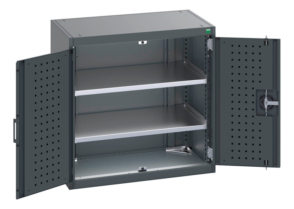 Bott Cubio Cupboard With Perfo Doors & 2 Shelves (WxDxH: 800x525x800mm) - Part No:40012077