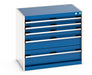 Cubio Drawer Cabinet With 5 Drawers (WxDxH: 800x525x700mm) - Part No:40012095