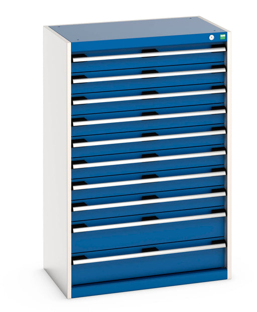 Cubio Drawer Cabinet With 10 Drawers (WxDxH: 800x525x1200mm) - Part No:40012108