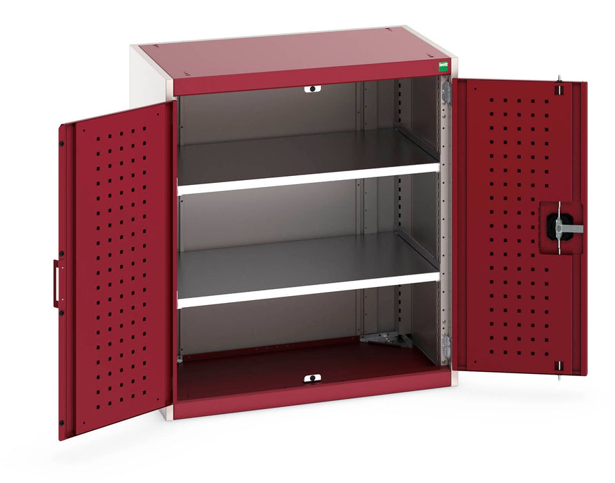 Bott Cubio Cupboard With Perfo Doors & 2 Shelves (WxDxH: 800x525x900mm) - Part No:40012115