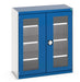 Cubio Cupboard With Window Doors & 3 Shelves (WxDxH: 1050x525x1200mm) - Part No:40013061