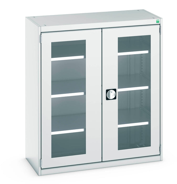 Bott Cubio Cupboard With Window Doors & 3 Shelves (WxDxH: 1050x525x1200mm) - Part No:40013061