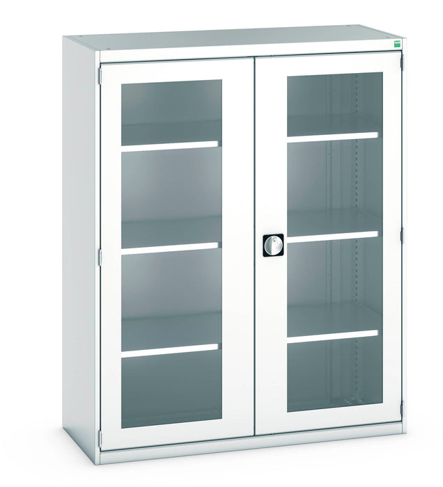 Bott Cubio Cupboard With Window Doors & 3 Shelves (WxDxH: 1300x525x1600mm) - Part No:40014057