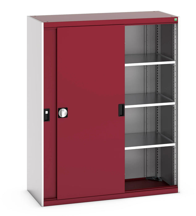 Bott Cubio Cupboard With Sliding Doors & 3 Shelves (WxDxH: 1300x525x1600mm) - Part No:40014064