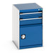 Cubio Drawer-Door Cabinet With 2 Drawers / Door (WxDxH: 525x650x800mm) - Part No:40018031