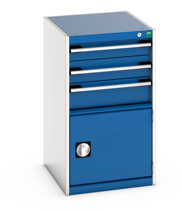 Cubio Drawer-Door Cabinet With 3 Drawers / Door (WxDxH: 525x650x900mm) - Part No:40018043