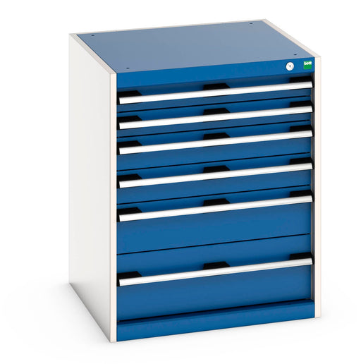 Cubio Drawer Cabinet With 6 Drawers (WxDxH: 650x650x800mm) - Part No:40019039