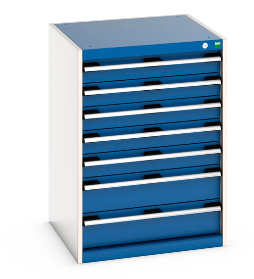 Cubio Drawer Cabinet With 7 Drawers (WxDxH: 650x650x900mm) - Part No:40019051