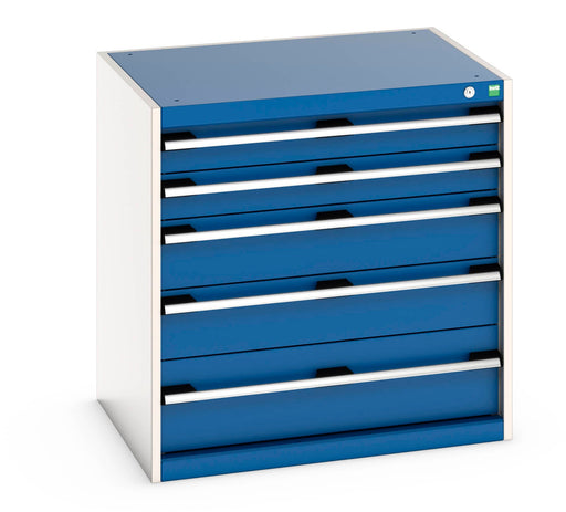 Cubio Drawer Cabinet With 5 Drawers (WxDxH: 800x650x800mm) - Part No:40020025