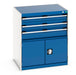 Cubio Drawer-Door Cabinet With 3 Drawers / Door (200Kg) (WxDxH: 800x650x900mm) - Part No:40020034