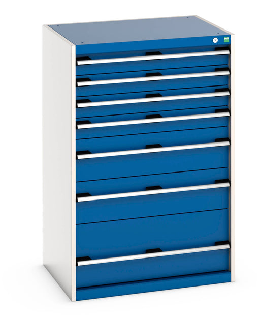 Cubio Drawer Cabinet With 7 Drawers (WxDxH: 800x650x1200mm) - Part No:40020059