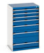Cubio Drawer Cabinet With 7 Drawers (WxDxH: 800x650x1200mm) - Part No:40020059