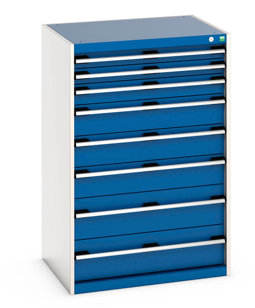 Cubio Drawer Cabinet With 8 Drawers (WxDxH: 800x650x1200mm) - Part No:40020061