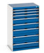 Cubio Drawer Cabinet With 8 Drawers (WxDxH: 800x650x1200mm) - Part No:40020061